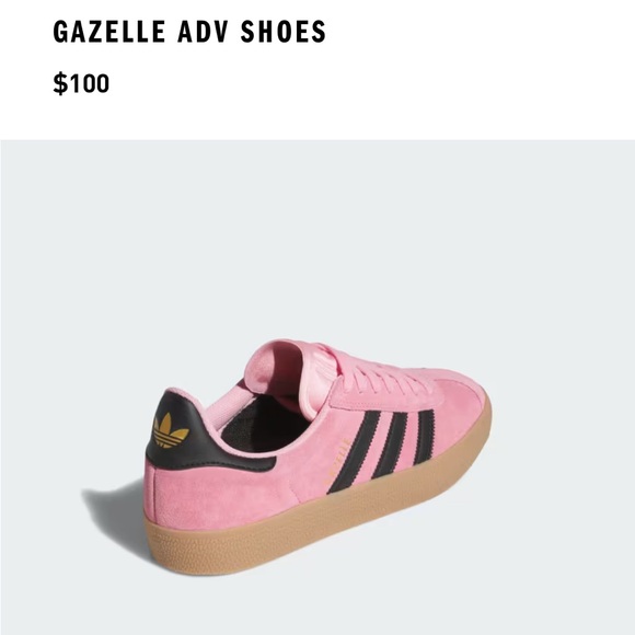 New Adidas Gazelle Pink Black 8 10 - Picture 11 of 14